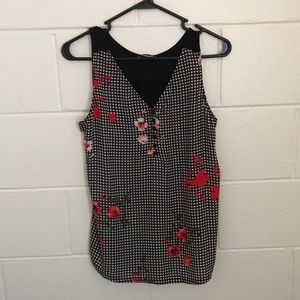 Express Printed Dress Tank Top